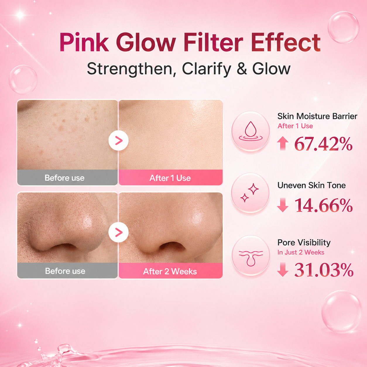 Artuift™ PDRN Pink Glow Serum | Glass Skin Hydration & Peptide Repair ✨