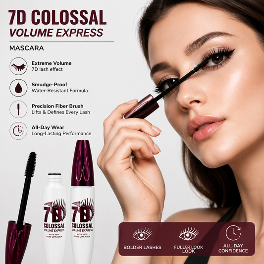 🔥Artuift™Limited-time offer: Buy one get one free✨7D Colossal Mascara – 7X Volume, 24H Waterproof & Smudge-Proof