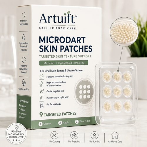 ⏰ LIMITED TIME TODAY!Artuift®2-in-1 Microneedle & Hydrocolloid Patch🍀 | Invisible Patches for Face & Body 🔥 Crazy 50% OFF + BOGO Free!
