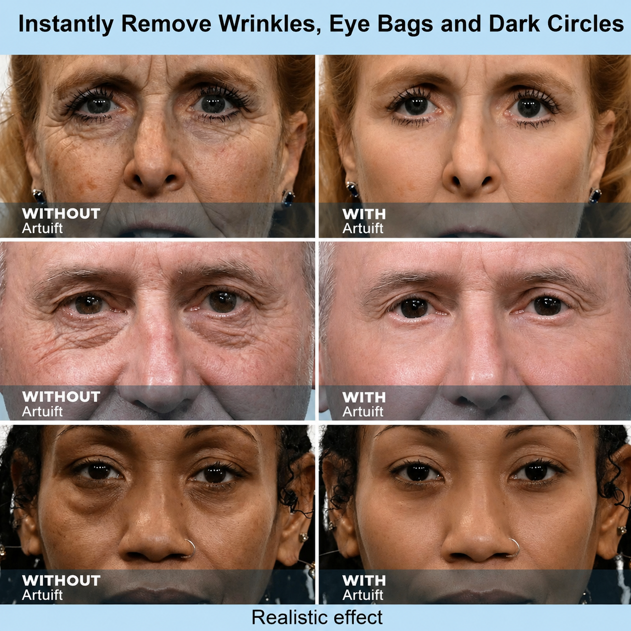 Artuift™ Instant Face&Eyes Temporary Tightener – Instant visible results in 60 seconds