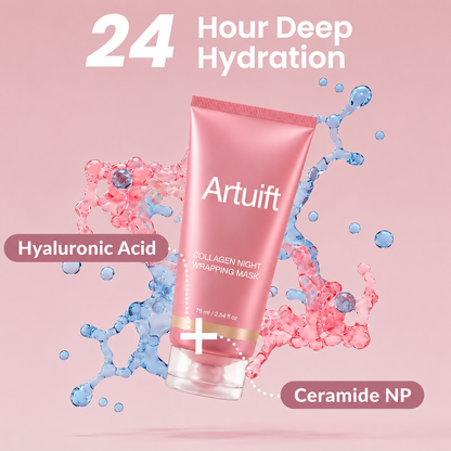 ✨ Artuift Collagen Night Wrapping Mask｜Overnight Firming & Hydrating Sleep Mask 💖