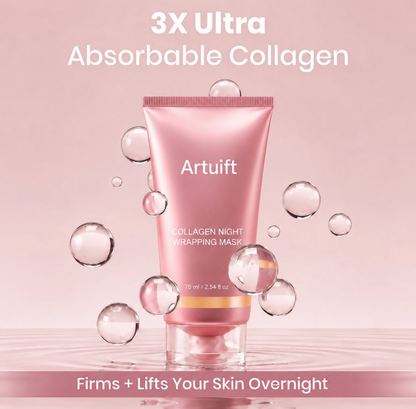 ✨ Artuift Collagen Night Wrapping Mask｜Overnight Firming & Hydrating Sleep Mask 💖