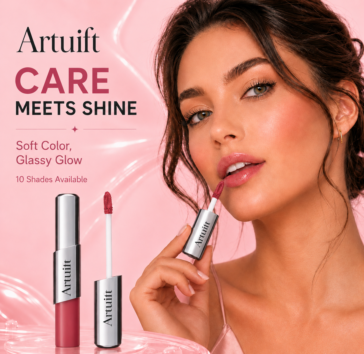 💋 BUY 1 GET 1 FREE ✨ Artuift™ Perfect Twin Lip| 12H Velvet Matte & Mirror Gloss Lip Duo