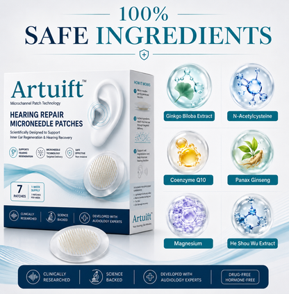 Artuift™HEARING SUPPORT MICRONEEDLE PATCHES