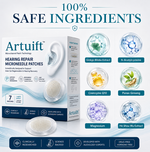 Artuift™HEARING SUPPORT MICRONEEDLE PATCHES