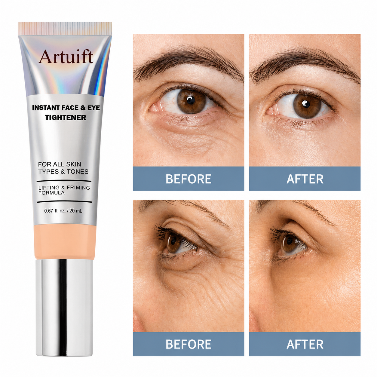 Artuift™ Instant Face&Eyes Temporary Tightener – Instant visible results in 60 seconds