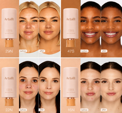 ✨ Artuift Serum Foundation – Hydrating Glow Finish 💧 (Free Brush Included 🎁)