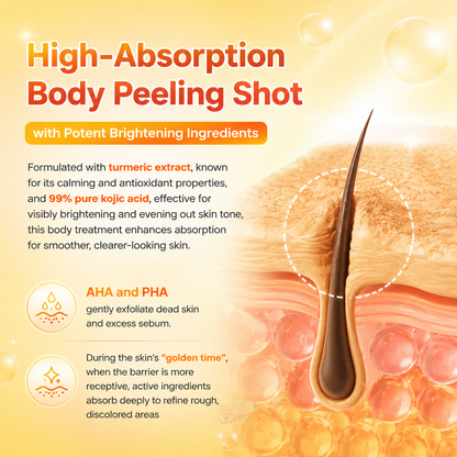 Artuift Keratin Turmeric Spray |✨ Spray. Rub. Watch Dead Skin Away. Reveal Smoother, Brighter Skin With Turmeric + Kojic Acid Power