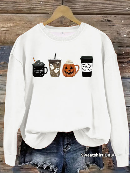 Round neck hoodie for women Halloween