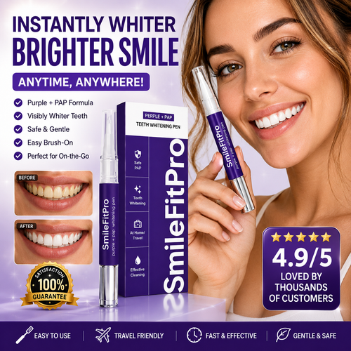 🦷 SmileFitPro PAP+ Purple Teeth Whitening Pen 💜