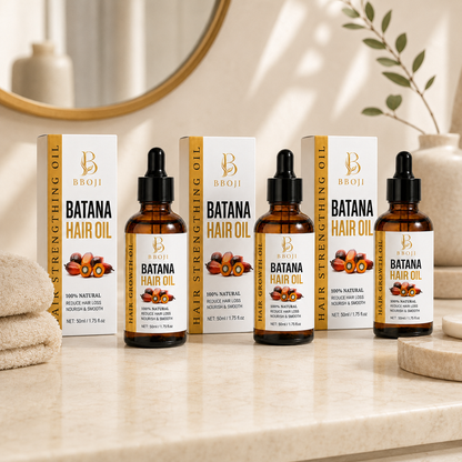 🔥Batana Oil Hair Treatment for Dry, Frizzy & Damaged Hair – Deep Nourishing Fortifying Hair Care Serum 💇‍♀️✨