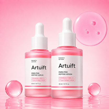 Artuift™ PDRN Pink Glow Serum | Glass Skin Hydration & Peptide Repair ✨