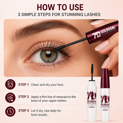 🔥Artuift™Limited-time offer: Buy one get one free✨7D Colossal Mascara – 7X Volume, 24H Waterproof & Smudge-Proof