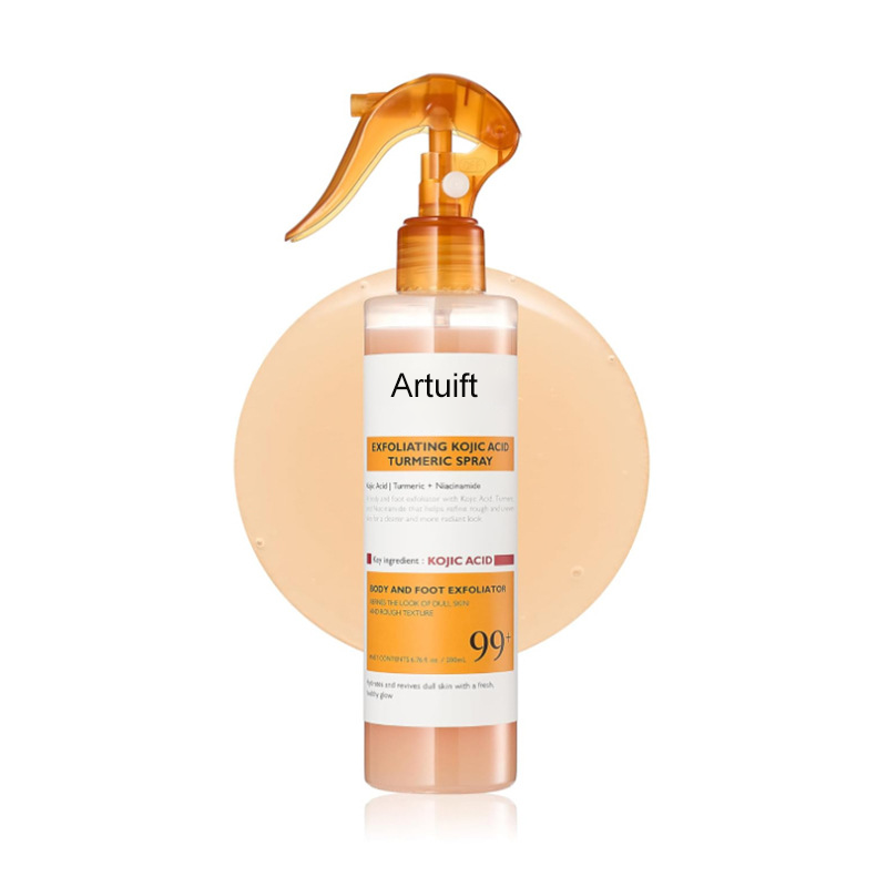Artuift Keratin Turmeric Spray |✨ Spray. Rub. Watch Dead Skin Away. Reveal Smoother, Brighter Skin With Turmeric + Kojic Acid Power