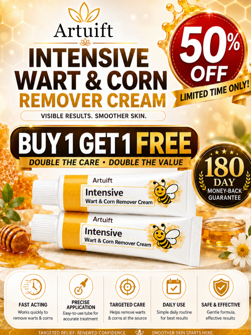 ⏰ LIMITED TIME TODAY!Artuift™ Intensive Wart & Corn Remover Cream🔥 Crazy 50% OFF + BOGO Free! 👇