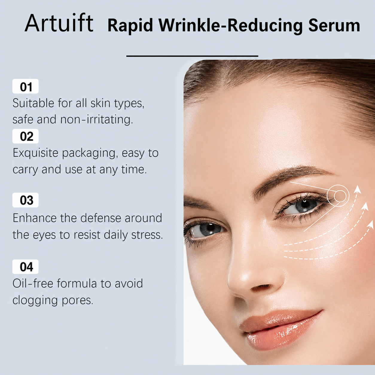 Artuift™ Instant Face&Eyes Temporary Tightener – Instant visible results in 60 seconds